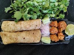 CHICKEN TIKKA KATHI ROLLS RECIPE
